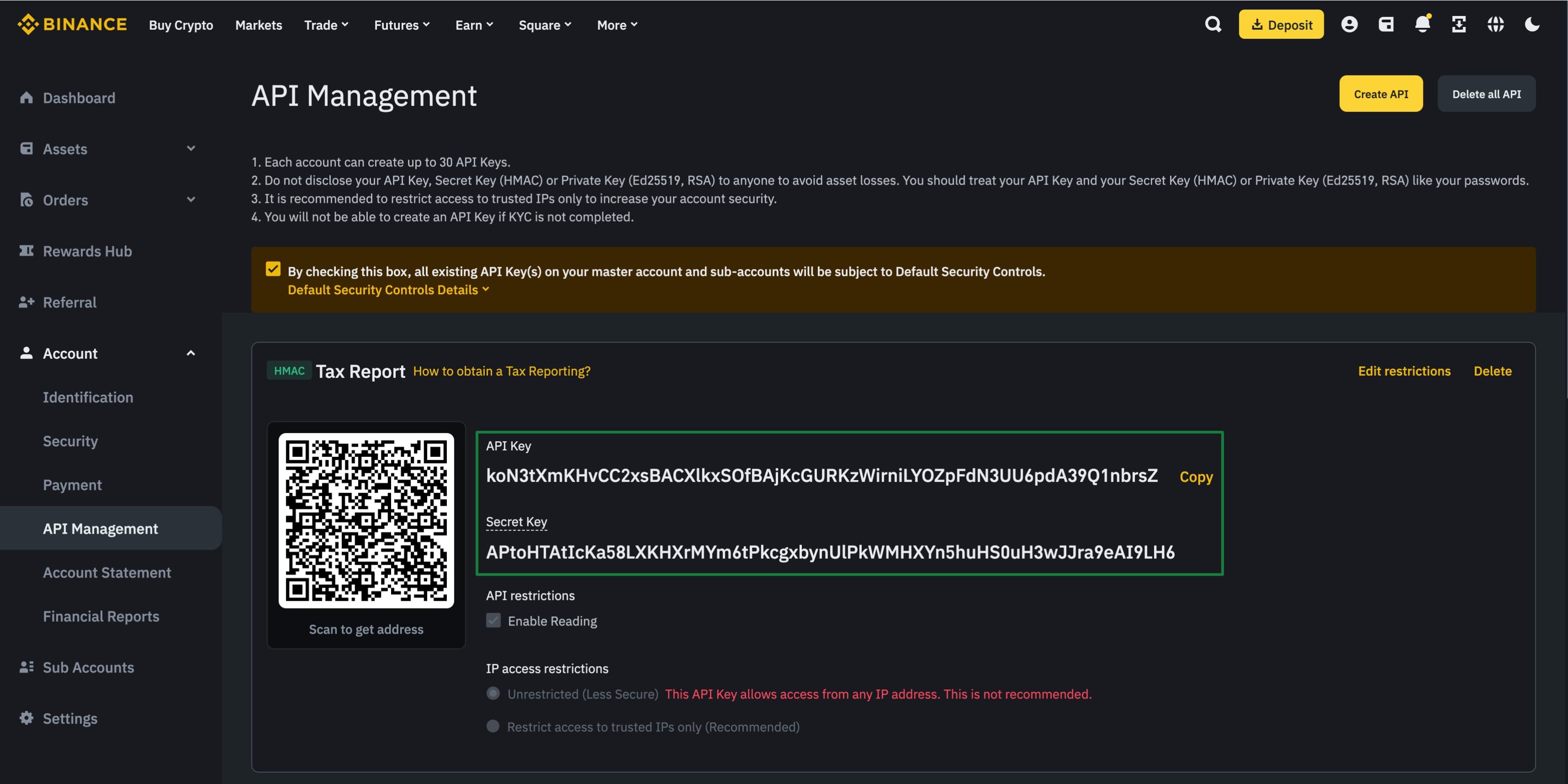 API Permissions